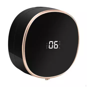 Refillable Foaming Soap Dispenser 280ml Capacity чёрный