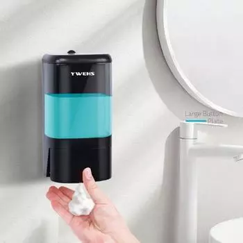 Refillable Liquid Hand Sanitizer Foam Washing Manual Press Soap Dispenser Restaurant black-drip