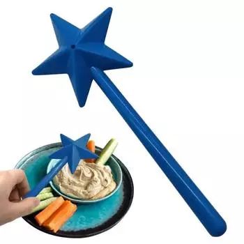 Refillable Star Wand Salt Dispenser Single Hole Spice Control Bottle Sugar Powder чёрный