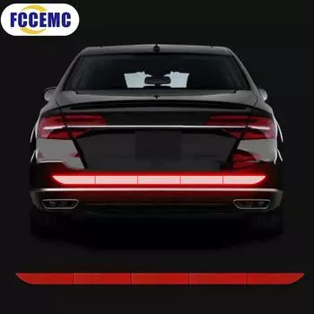 Reflective Car Decal Safety Warning Reflector Tape 90cm Car Stickers Anti Collision Warning Reflector Sticker Auto Accessories белый