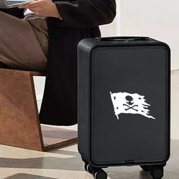 Reflective Car Stickers Skull Reflective Auto Body Decals High Adhesive Bottom Novelty Car Stickers For Sedans Motorcycles чёрный