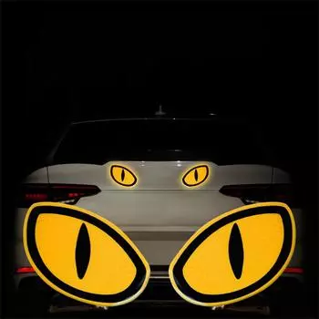 Reflective Stickers For Safety Tips Durable Portable Environmentally Friendly Glue Car Interior Car Sticker Universal
