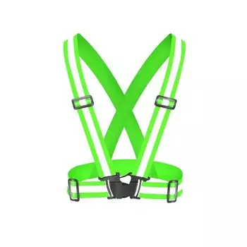 Reflective vest for night safety running green [Mad Max] work, vest, vest,