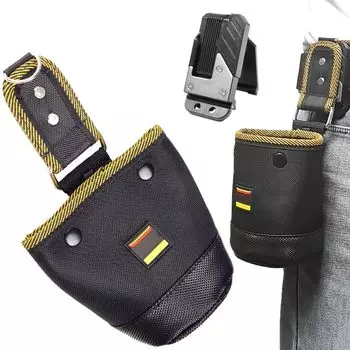Refoiner Waist Nail Belt Pouch for Work Tool Nail Pouch with Detachable Tool and Detach Waist Screw Parts Case Waist DIY Large Nylon Drop Prevention