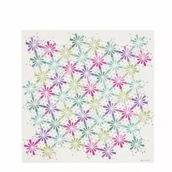 REFRAIN Furoshiki Furoshiki Refrain 110cm 7 Patterns Large Cotton Furoshiki Eco Bag [NISHIORI] Water-Repellent 100%