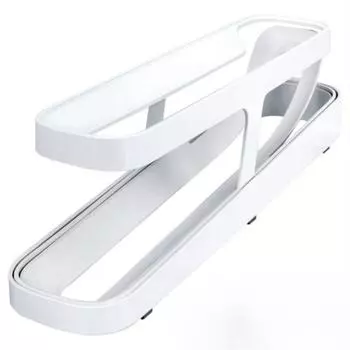 Refrigerator Egg Storage Box Kitchen Tools Automatic Sort Double Antifall Deck