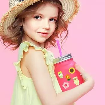 Refrigerator Sticker For Kids Self-adhesive Creative Universal Accessories Tools Mug Sticker Three-dimensional Resin Cartoon