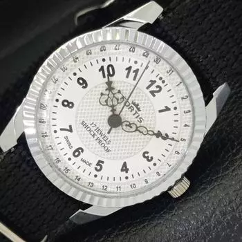 REFURBISHED MENS HAND-WINDING SWISS WHITE COLOR DIAL WATCH a431640-2 R108-a431640