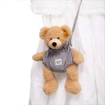 regalo мягкая кукла сумка-переноска сумка-ремень через плечо ребенок с пустыми руками (сланцево-серый) шифер серый