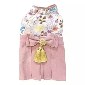 regalo Pet Dog Small Dog Pet Sunny Formal Japanese Shrine Floral Pattern Dog Wear Hakama, Одежда, Хакама, M, Одежда, Одежда, Кимоно, Одежда,