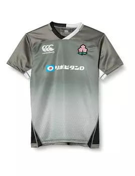 Регбийная майка JAPAN PRACTICE JERSEY Япония Тренировочная майка R33202JP Оливковый S [Canterbury] Мужская 46_Light