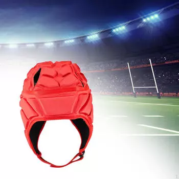 Регбийный шлем, футбольная защита, сверхлегкий футбольный головной убор, защитная крышка для красный