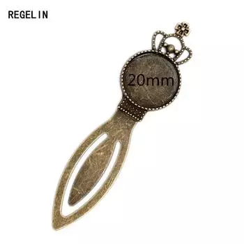 REGELIN Мода 10 шт./лот Античный Винтажный Ретро Ручной работы Закладка Кабошон Основа Закладка Настройка для Кабошона Камеи DIY Закладка