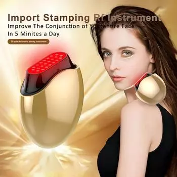 Регенерация коллагена, массажер для лица, EMS, инструмент для красоты, красный свет, лифтинг, подтяжка, коллагеновая пушка, машина для омоложения кожи
