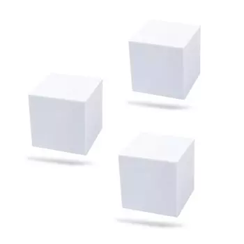 RegiPro B Photography Cube Set of Photography 5 x 5 x 5 см Пьедестал, Форма, 3, Реквизит, Косметика, Аксессуары, Белый,