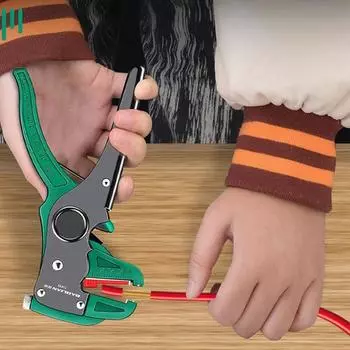 Регулировка Автоматический инструмент для зачистки проводов Кусачки для плоской проволоки Электрические плоскогубцы Клещи для зачистки Обжимные клещи Wire Stripper