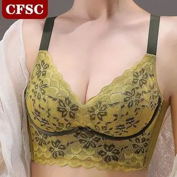 Регулировка Формирования Сбора Удобное Нестальное Кольцо Анти-провисание Собрать Вице Груди Сексуальный Кружевной Бюстгальтер 34/75AB