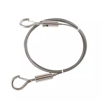 Регулируемая автоматическая система подвешивания на веревке с пружинным крючком из проволочного троса, код подвесного троса из нержавеющей стали