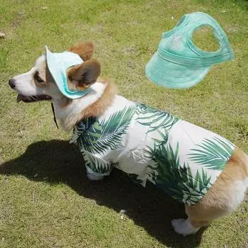 Регулируемая бейсболка для домашних животных, дышащая кепка для кошек, универсальная козырек для собак, дорожная кепка M розовый