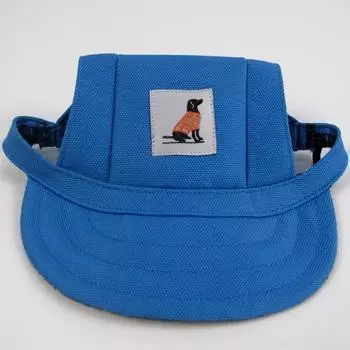 Регулируемая бейсболка с отверстиями для ушей для больших, средних и маленьких собак, летняя кепка для собак, шляпа от солнца для щенков, походы на открытом воздухе, товары для домашних животных S