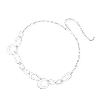 Регулируемая цепочка для ремня из сплава, элегантная металлическая цепочка для ремня с кругом, аксессуар для талии, добавляющий изюминку любому ансамблю