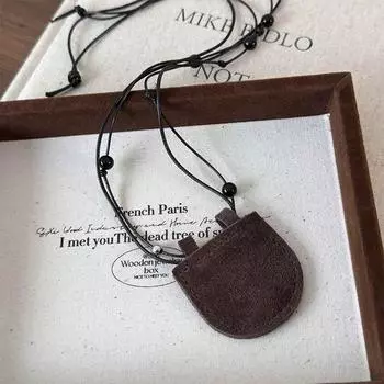 Регулируемая цепочка маленькая сумка ожерелье ювелирные аксессуары носить ключ сумка ожерелье D