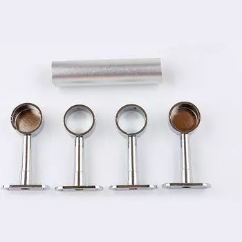 Регулируемая длина центрального кронштейна подходит для 25 мм для гнезда штанги гардеробной штанги A