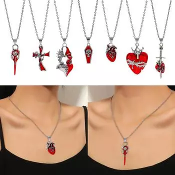 Регулируемая длина ожерелье с металлической подвеской на шею унисекс уличный аксессуар хип-хоп чокер ювелирные изделия для мужчин и женщин 6003