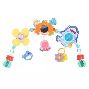 Регулируемая дуга люлька игрушки младенец малыши детская кроватка подвесное автокресло коляска 2 использования