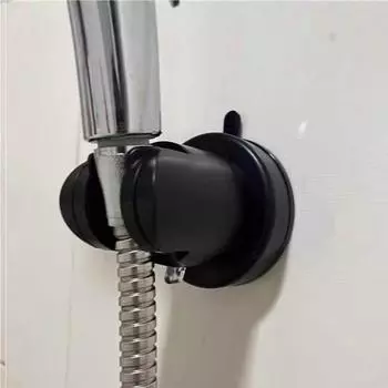 Регулируемая душевая стойка с присоской, тип лотоса, кронштейн для навеса, ручная душевая лейка, насадка для ванной комнаты, фиксированное основание серебряный