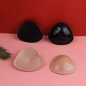 Регулируемая губчатая подушечка для груди Треугольный усилитель Сердце Чашечки для груди Подушечки для груди Вставки для бюстгальтера Грудь телесный