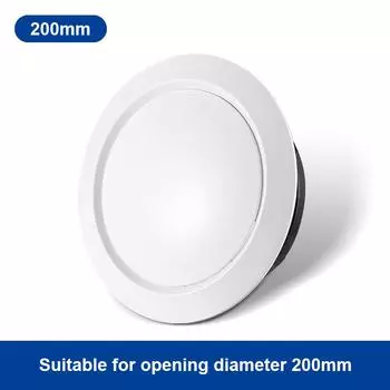 Регулируемая крышка вентиляции воздуха Круглый воздуховод Отверстие в стене потолка ABS Вентиляционная решетка Жалюзи Кухня Ванна Выход воздуха Система свежести 100mm