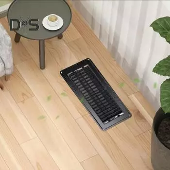 Регулируемая крышка вентиляционного отверстия пола, ударопрочная, универсальная, простая установка, нержавеющая, сменные детали для крышки вентиляционного отверстия пола коричневый