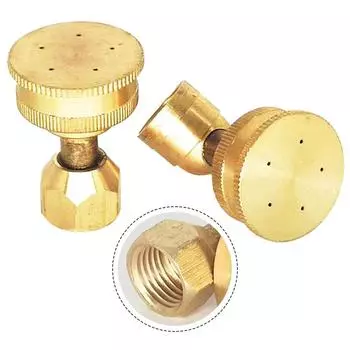 Регулируемая латунная насадка для садового спринклера с 5 отверстиями