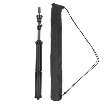 Регулируемая матовая тонкая трубка для волос, подставка для парика, модель головы-штатива, черная для обучения парикмахерскому искусству