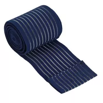 Регулируемая накладка на руку, высокоэластичная поддержка запястья, колена, бедра, бандаж синий