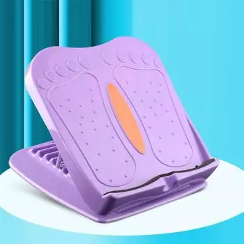 Регулируемая наклонная доска для балансировки, шнуровка, фитнес-педаль для растяжки ног чёрный