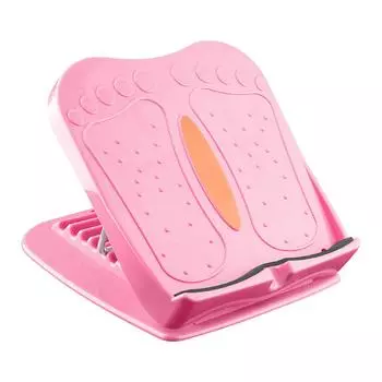 Регулируемая наклонная доска для балансировки, шнуровка, фитнес-педаль для растяжки ног розовый