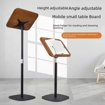 Регулируемая напольная подставка для чтения и музыки с книжной полкой и подъемником для ноутбука standard 50-90cm lifting