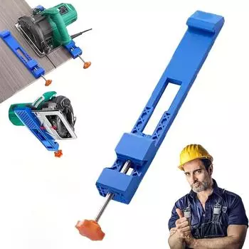 Регулируемая направляющая для деревообработки с дисковой пилой и зажимом для фрезерования — прецизионный режущий инструмент для быстрой резки полос, не требующий электропитания