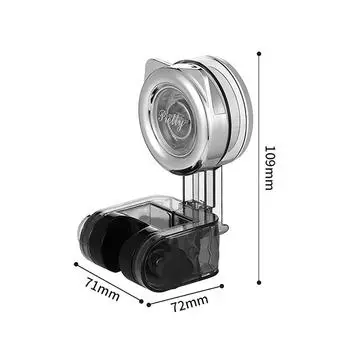 Регулируемая насадка для душа без проколов Мощные крючки с присосками Вакуумные прочные крючки для душа Многоразовый крючок для душа серый