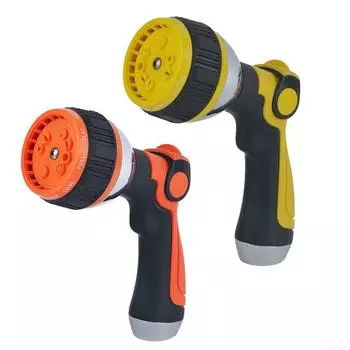 Регулируемая насадка для садового шланга Насадка для шланга с контролем большого пальца оранжевый