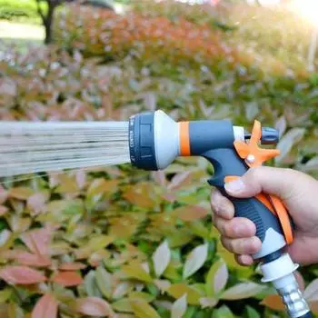 Регулируемая насадка для шланга, нейлоновый распылитель для очистки автомобиля от брызг для патио разноцветный