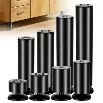 Регулируемая ножка для мебели из нержавеющей стали 6-25 см, шкаф, стол, диван-кровать, ножка 15cm белый