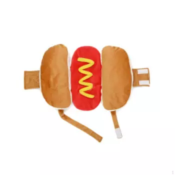 Регулируемая одежда для питомцев в виде гамбургера для празднования Хэллоуина S