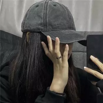 Регулируемая однотонная бейсбольная кепка из стираного хлопка для женщин и мужчин, кепка унисекс для пар, модная шапка, кепка Snapback, высокое качество 56-58cm зелёный