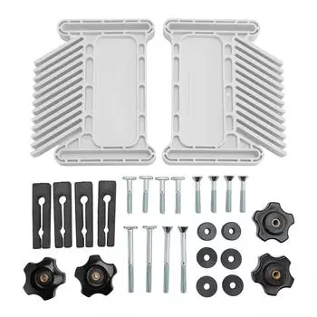 Регулируемая перьевая доска из АБС-пластика, штабелируемая перьевая доска с пазами для угловых соединений, Т-образные пазы для угловых соединений