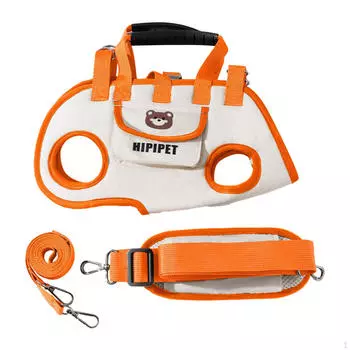 Регулируемая переноска для собак с поддержкой плеча и сумкой для лакомств для использования на открытом воздухе S