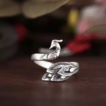 Регулируемая петля для вязания крючком, держатель для безымянного пальца, Вязание кольца Феникса