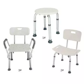 Регулируемая по высоте сиденье для скамейки для ванны для пожилых людей Нескользящее 3